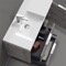 Wall Mounted Bathroom Vanity, Modern, 36